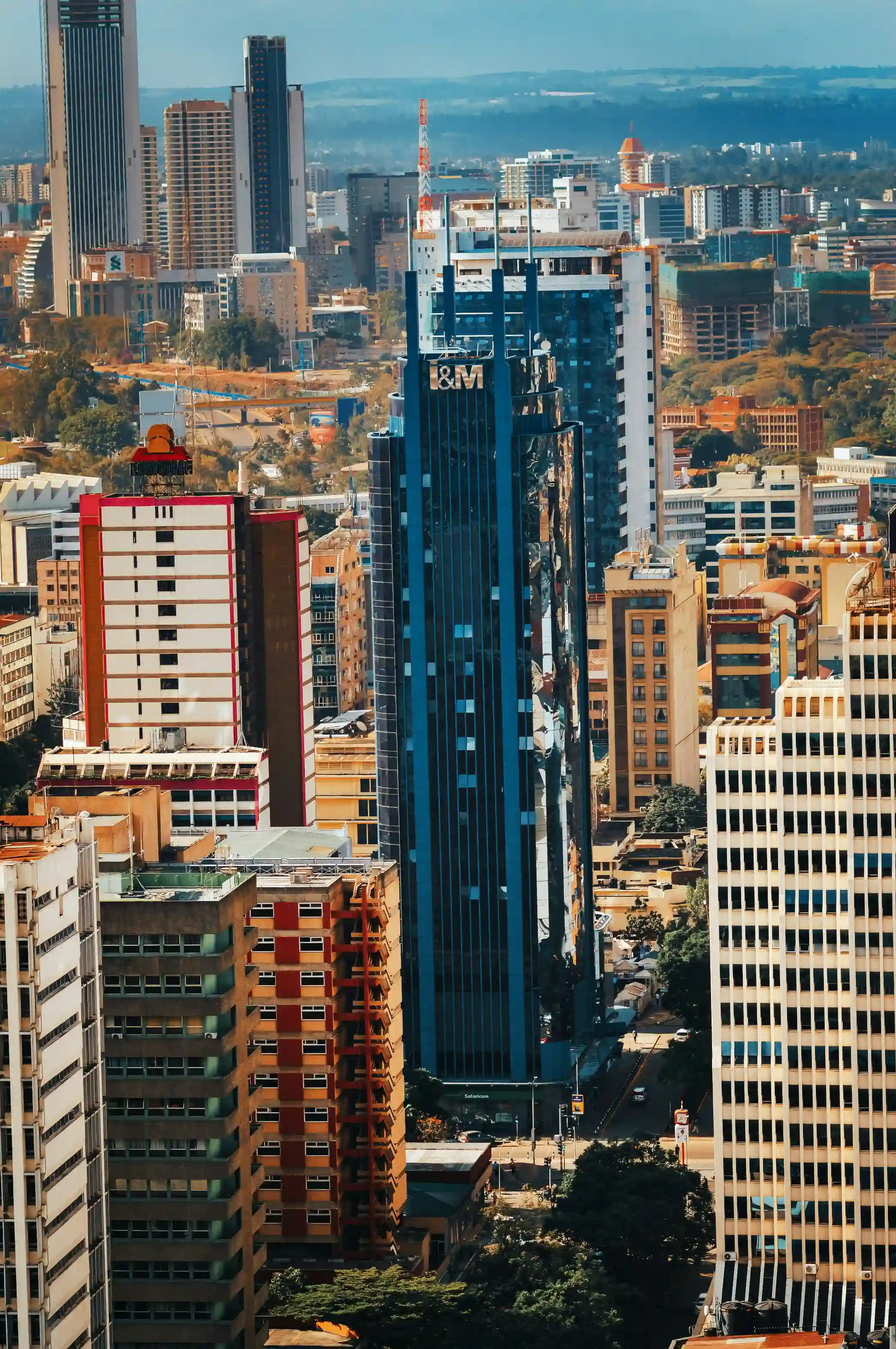Borehole drilling site and equipment in Kenya